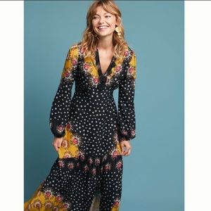 Anthropologie Farm Rio Floral Dress